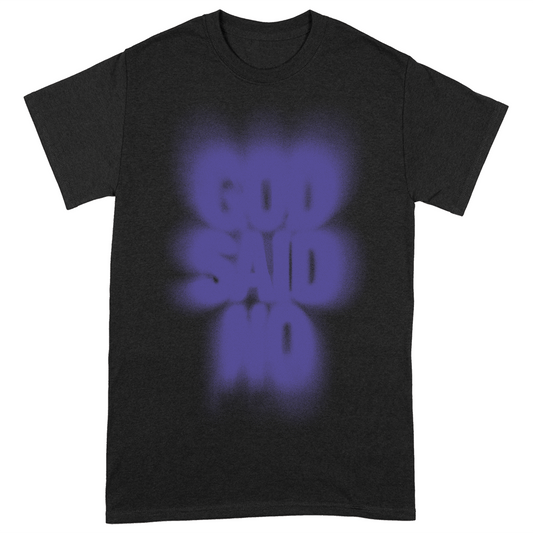 God Said No Blur Tee (Black)