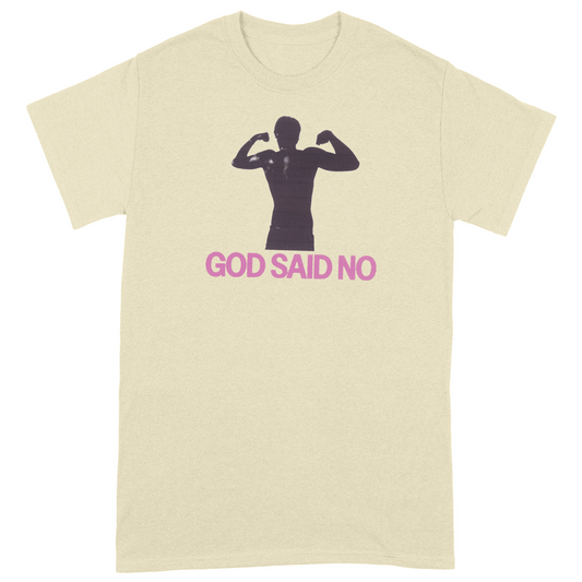 God Said No Muscle Tee (Natural)