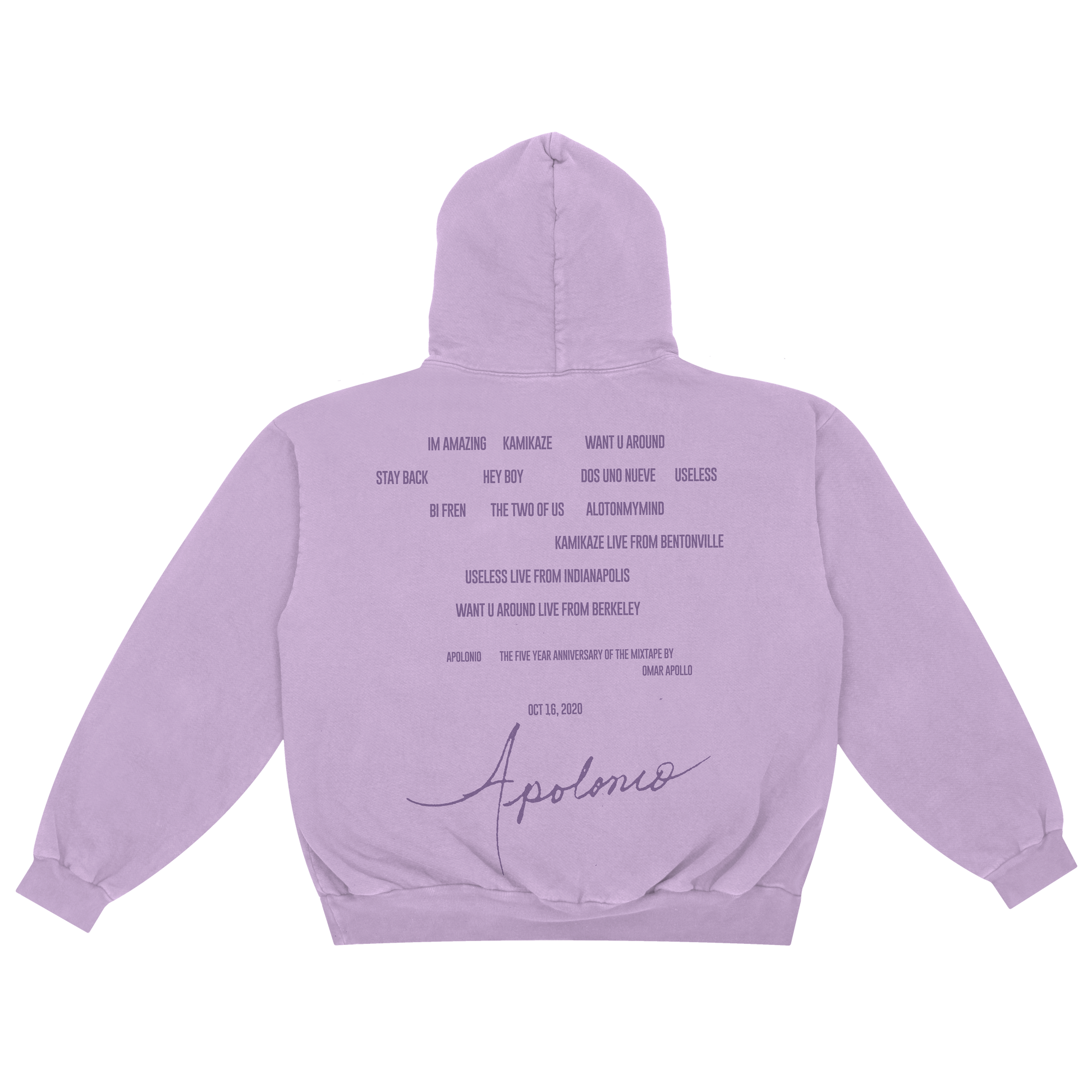 Apolonio Anniversary Hoodie (Violet)