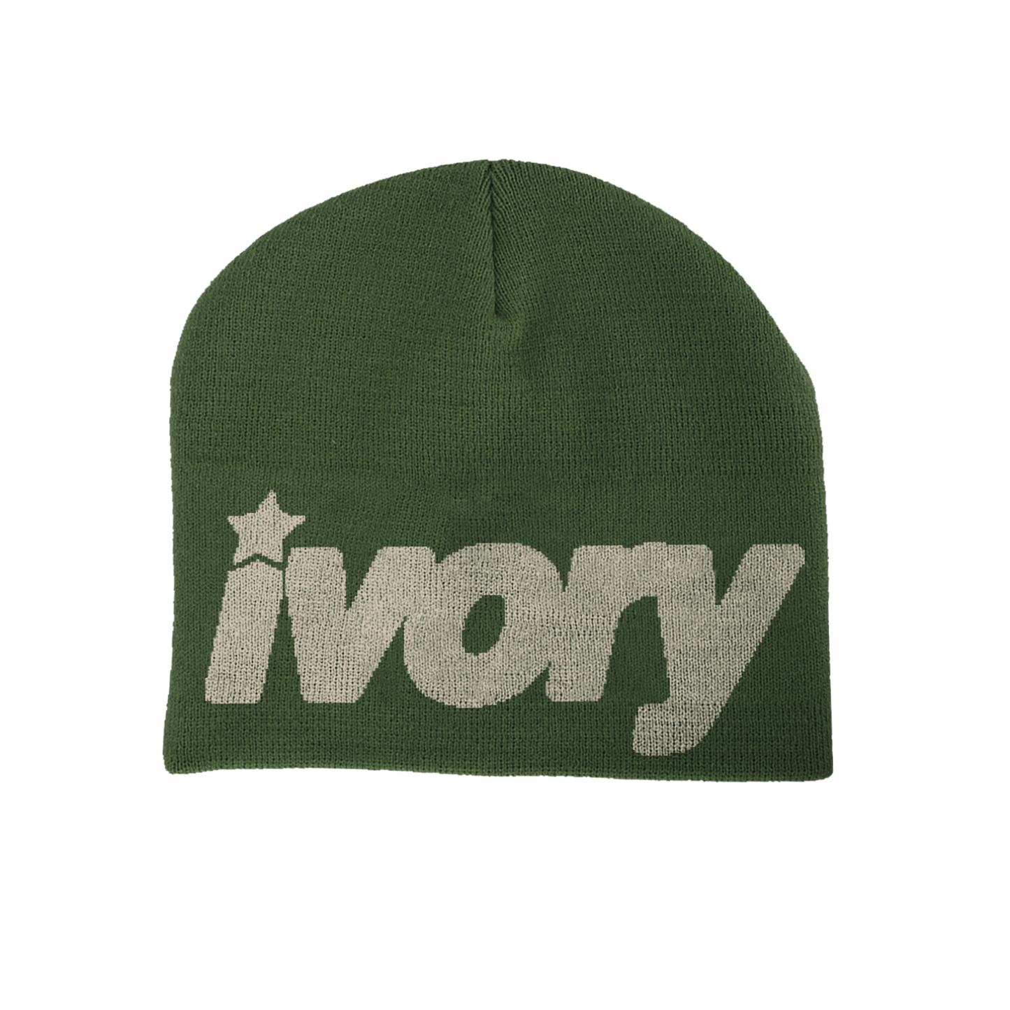 Ivory Beanie (Green)